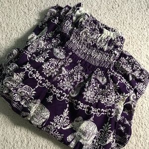 Purple Elephant Pants